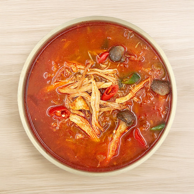 진한육수 얼큰 닭개장, 600g, 10개