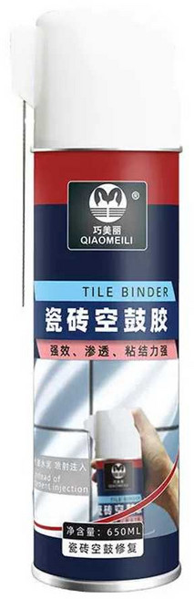 바닥타일들뜸 접착제 보수제 스프레이 틈새 벽 뒤틀림 분사형 접착 들뜸 방지, 1개, 1. 650ML 타일 접착제 (분사가능)