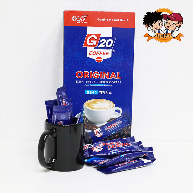 [환씨푸드]G20 커피믹스 3 in 1 베트남커피, 1개, 100개입, 1.2kg