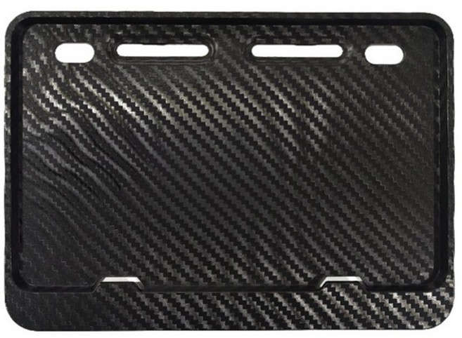 오토바이 전면 및 후면 플레이트용 범용 오토바이 번호판 보호 프레임 홀더, 탄소섬유