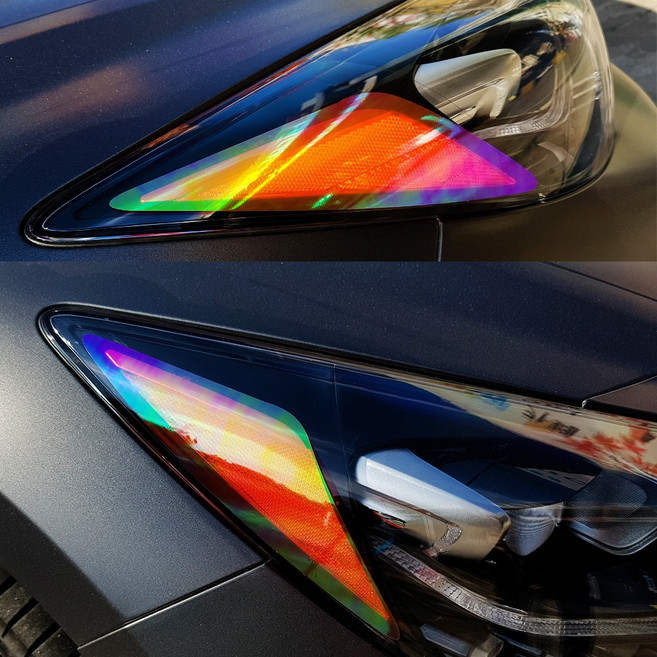 AM 스팅어 전용 카멜레온 리플렉터 필름 스티커, 퍼플카멜레온 스팅어 한대분, 1세트