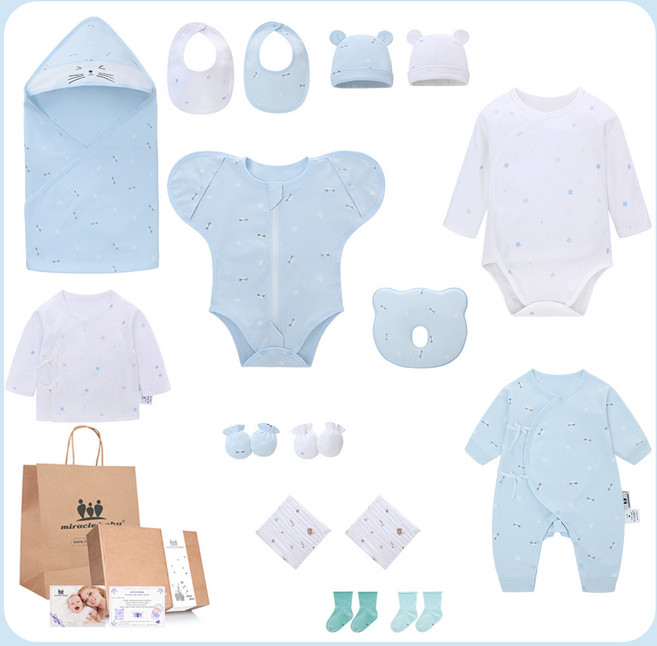 미라클 베이비 신생아용 출산선물 18중 세트