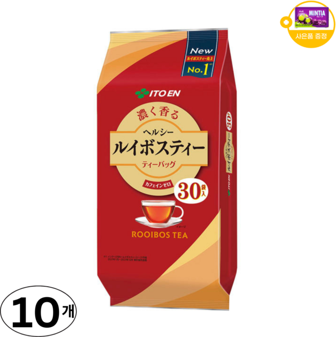 이토엔 루이보스 티 카페인 제로 사은품 추가증정, 10개, 30개입, 1.8g