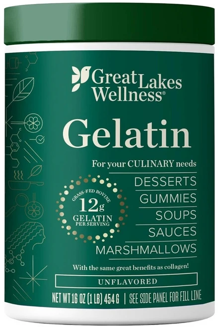Great Lakes Wellness 그레이트 라이크 젤라틴 파우더 454g, 1 Pound (Pack of 1), 1개 - 쿠팡