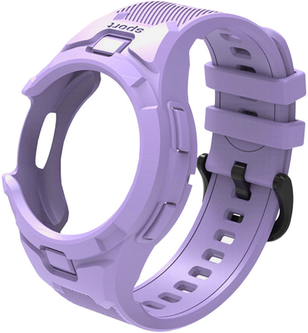 더조은셀러 갤럭시 워치 호환 일체형 올인원 스트랩 시계줄 밴드 케이스, 라벤더, 1개