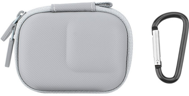 [BRDRC] 액션캠 미니 케이스 / 오즈모 액션 5 Pro 고프로 12 충격방지 보호 파우치 호환 악세사리, 1개, 그레이