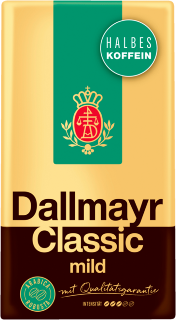 달마이어 Dallmayr 분쇄 커피 클래식 디카페인, 1개, 500g, 에스프레소(고움)