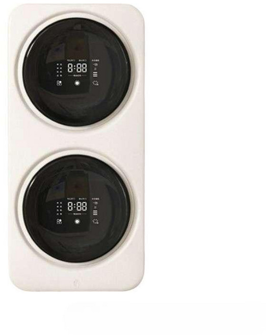 미니 듀얼 드럼 세탁기 분할 속옷 양말 소형 빨래 건조, S1 테이블형4가지 세척 건조 모드-화이트, 미니 세탁기