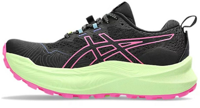 아식스 여성 러닝화 트라부코 맥스2 달리기 운동화 발볼 기본 블랙 핫 핑크