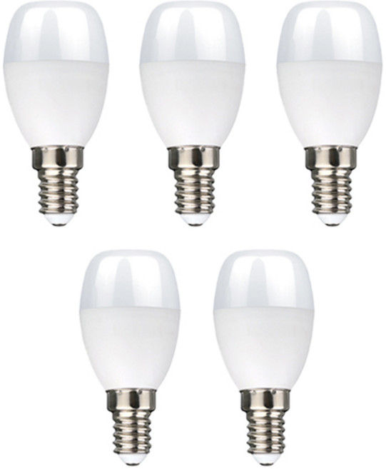 LED 미니전구 대추구 4W E14, 주광색, 5개