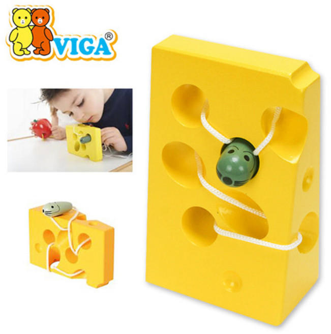 비가 실꿰기 사과 치즈 감각놀이 소근육발달, 실꿰기치즈, 1개