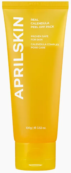 APRILSKIN 金盞花 Peel Off Pack 溫和去角質 淨化毛孔 提亮膚色, 100g, 1件