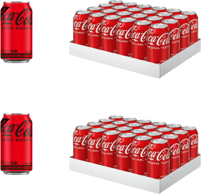 코카콜라 업소용 제로, 48개, 355ml