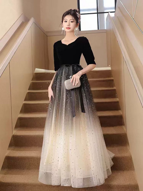 크루즈드레스 연주희의상 이브닝드레스 피아노합창단의상 파티원피스 이벤트복장