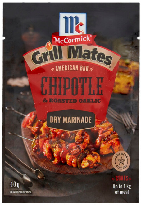 맥코믹 치폴레 구운 마늘 드라이 마리네이드 양념 40g McCormick Chipotle Garlic Dry Marinade, 1개