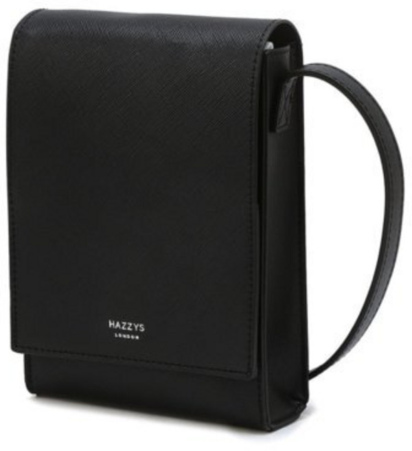 [국내백화점] 헤지스 [TD케빈] 블랙 단색 가죽 미니크로스백 크로스백 숄더백