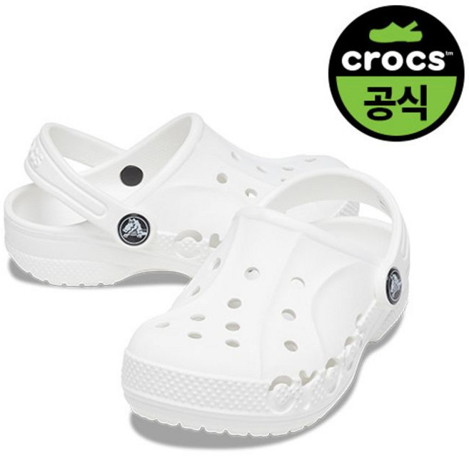 [크록스] 크록스공식 유아 BAYA CLOG T WT 24SKCL207012