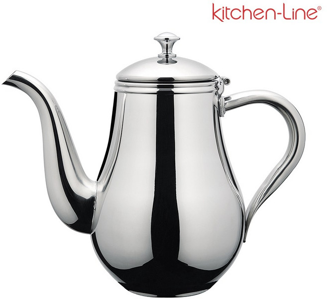 키친라인 서빙포트 물주전자 1L 1.5L 테이블 서빙용, 1개, 실버