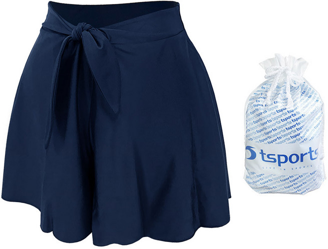 TS스포츠 여성 수영복 치마 반바지 플레어 여자수영복 래쉬가드하의 비치웨어 빅사이즈 팬츠 2532