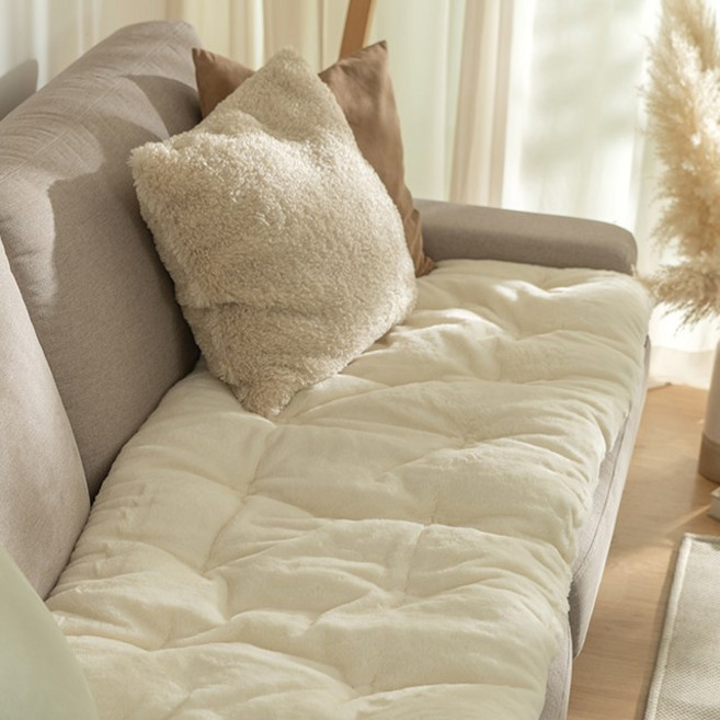 더 포근한 에코퍼 극세사 토퍼형 쇼파패드