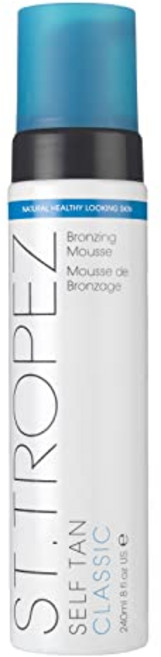 St.Tropez 클래식 셀프 태너 브론저 무스 폼 - 오리지널 & 아이코닉 페이크 태닝 줄무늬 없는 마감 & 최대 10일 착용 4~8시간 만에 발색 - 비건 천연 및 동물 실험 없음 8 fl oz, Self Tanner, 1개