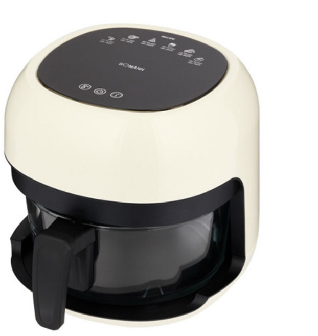 추천-보만 저소음 글래스팝 유리 에어프라이어 4L 조리기기 튀김기, 1대