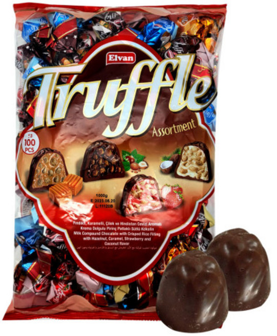 엘반 트러플어솔트먼트1000 초콜릿, 1kg, 1개