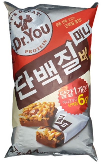 닥터유 단백질바 미니, 594g, 5개