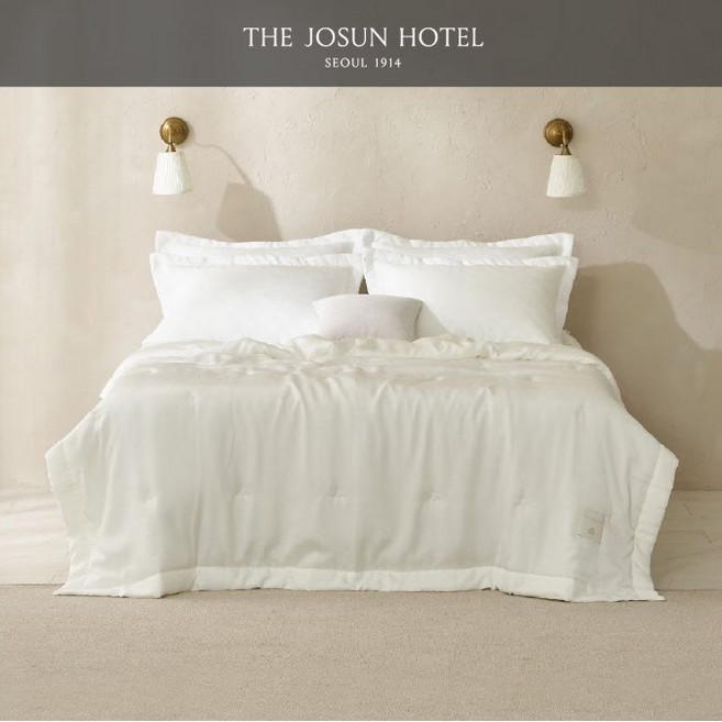 [매장발송] 더조선호텔 차렵이불 세트 풍기인견 베개커버 시원 깔끔 고급 여름이불