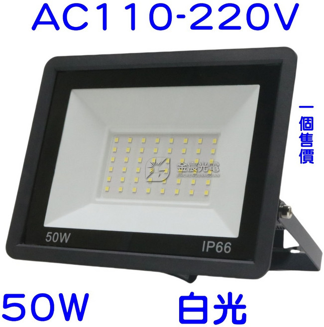 AC110V-220V 投射燈 100W 白光 IP66, 50W