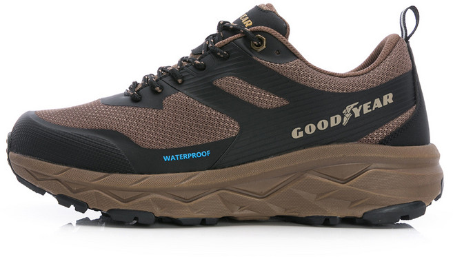 GOODYEAR 固特異【奔馳Max1】男款防水越野運動鞋-黑棕 / GAMR63813