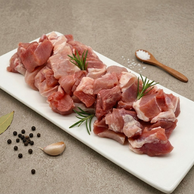 제철진미 제주흑돼지 뒷다리살 500g (찌개두루치기용) 신선 산지직송, 단품, 단품