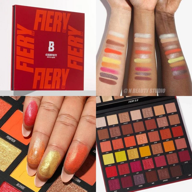 BEAUTY BAY 펄 쉬머 아이섀도 팔레트 매트 섀도우 42색 16색 9색 아이팔레트, 1개, 파이어 2.0 42색 - 쿠팡