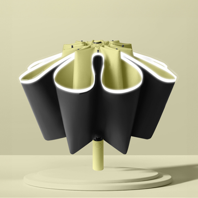 자동 접이식 거꾸로 우산 3단 초경량 우산 암막 양산