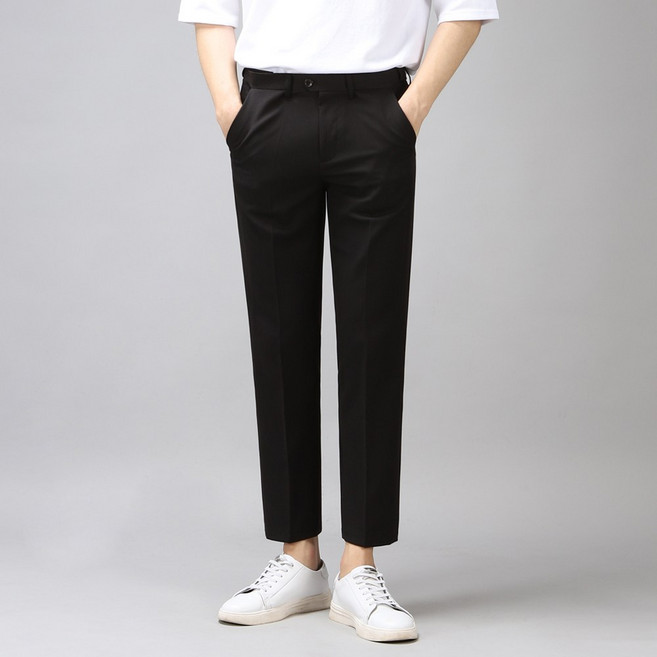 후앙스 데일리 히든밴딩 스판 9부 슬랙스 ABCP-6263