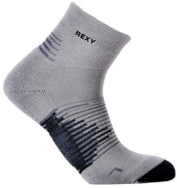 렉시 남성용 중목 쿨맥스 라이닝 골프양말, GRAY, 1개