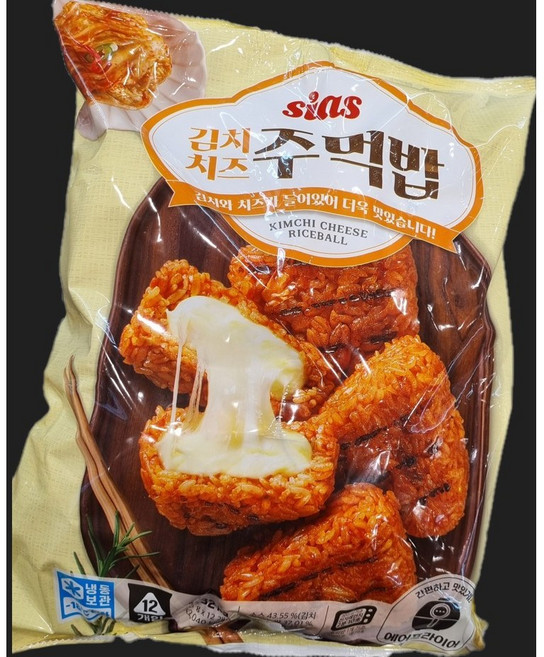 시아스 김치 치즈 주먹밥 110g x12개입, 12개