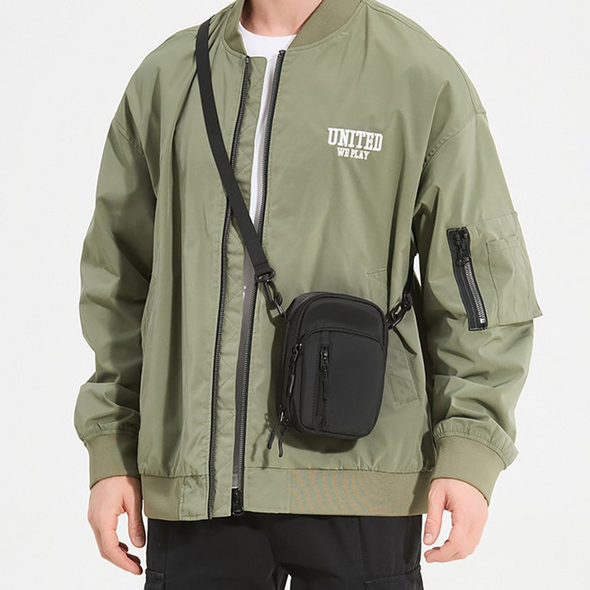 담앤드솜 에센셜 미니 크로스백 슬링백 남녀공용 생활방수 경량 힙색 여행용