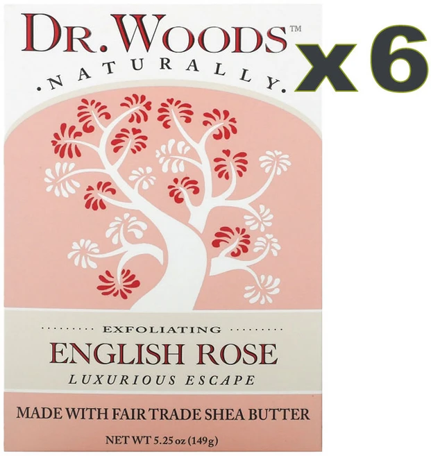 Dr. Woods 닥터우즈 바 솝 잉글리쉬 로즈 비누, 149g - 쿠팡