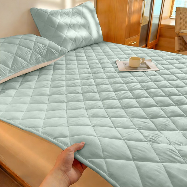 소네몽 사계절 침대패드 알러지케어 고정밴드, 블루