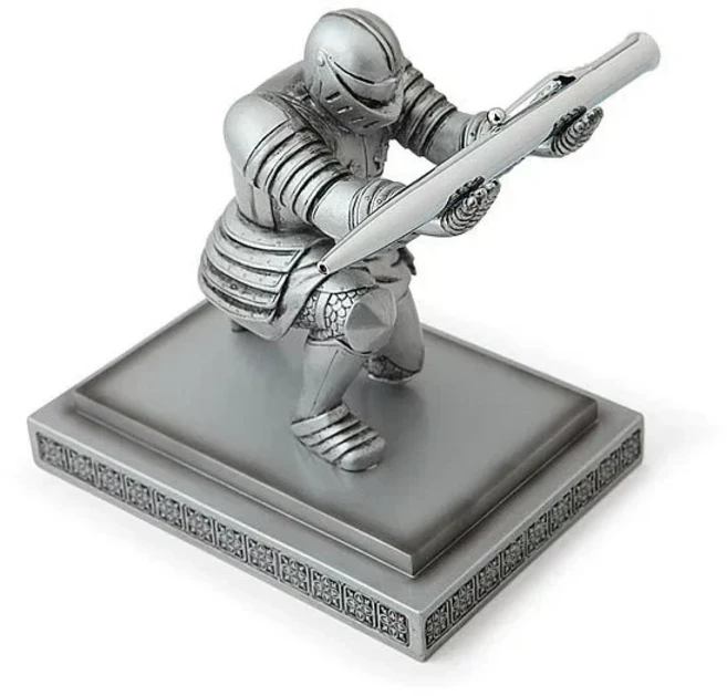 홀더 소품 펜슬 중세기사 트레이 만년필 펜거치대 A, D