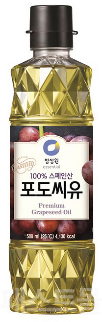 청정원 포도씨유, 500ml, 1개