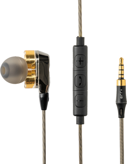 VJJB 게이밍 인이어 커널형 이어폰 V1S 에디션, 블랙