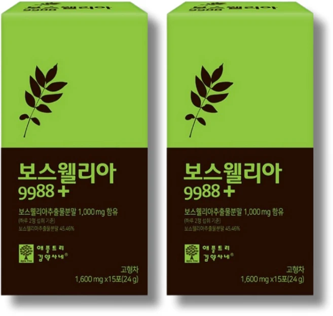 보스웰릭산 인도 산 홈쇼핑 보스웰리아 가루 보스웰릭산 보스벨리아 보스웰리스 추출물 분말 스틱 오리바노레진 인센솔 가시오갈피 산수유 오자 치커리뿌리, 2박스, 15회분 - 쿠팡