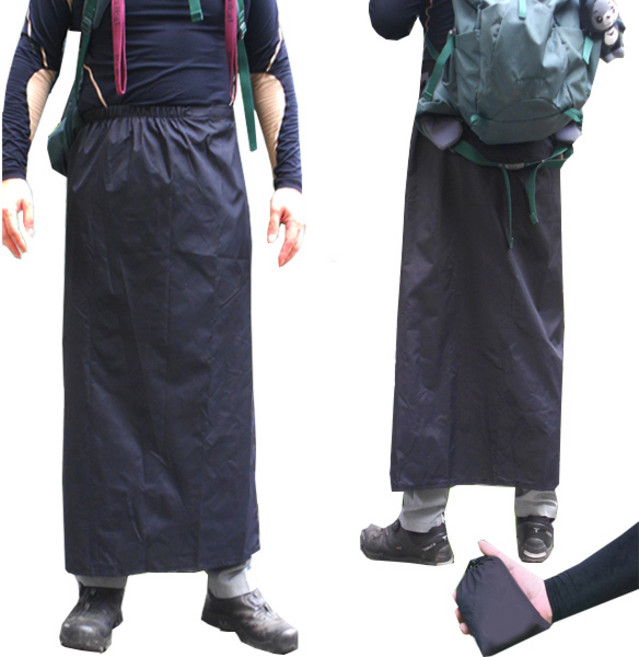 이드나인 옵티컬블랙 등산 치마우의 우비 망또 공용, 옵티컬블랙 노멀사이즈, 1개