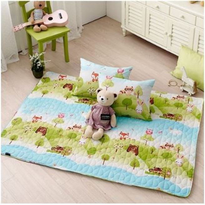 아이자리 순면 누빔 방수 패드, 숨바꼭질, 1개