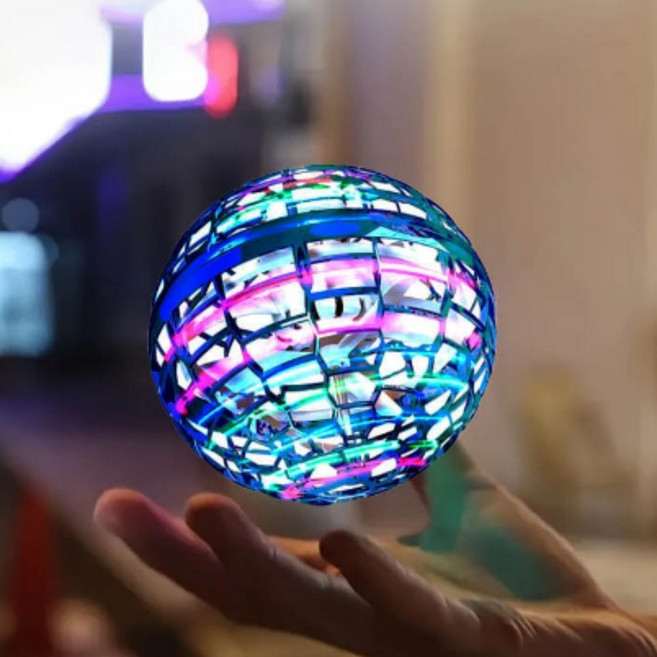 다플 어린이 미니 드론 비행 장난감 손동작 센서 야외 놀이, 1개, daoll UFO미니드론-블루