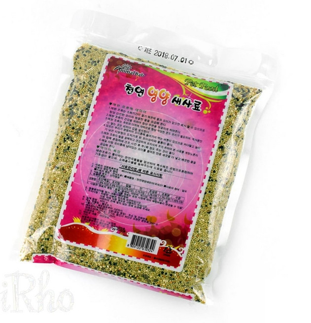 iRho 애완 조류 먹이 600g 조류먹이