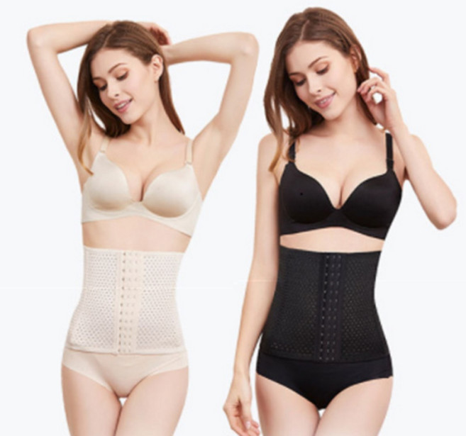 여성 복부 보정속옷 통기성 다이어트 코르셋 XS~3XL 허리 흉곽 보정 똥배
