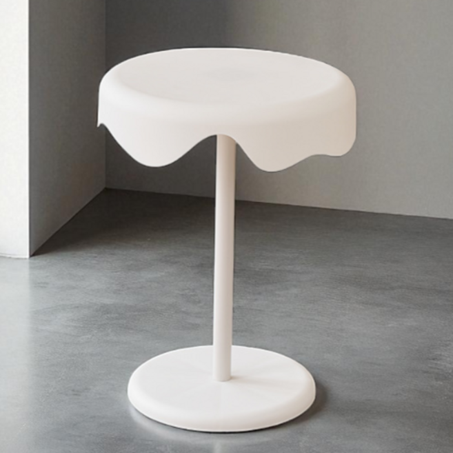 데이킨 홀케이크 침대 소파 사이드 테이블 티테이블, 화이트